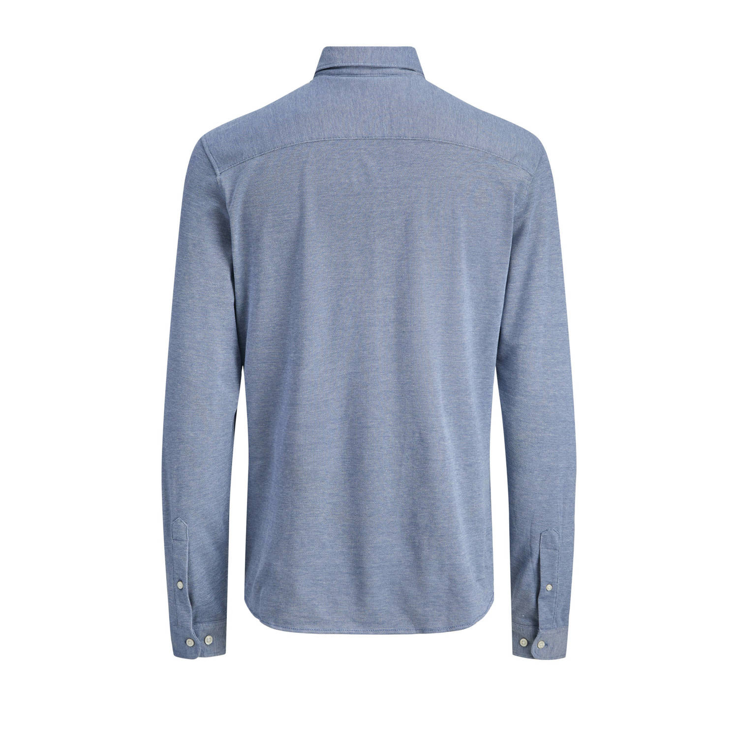 JACK & JONES PREMIUM casual overhemd blauw