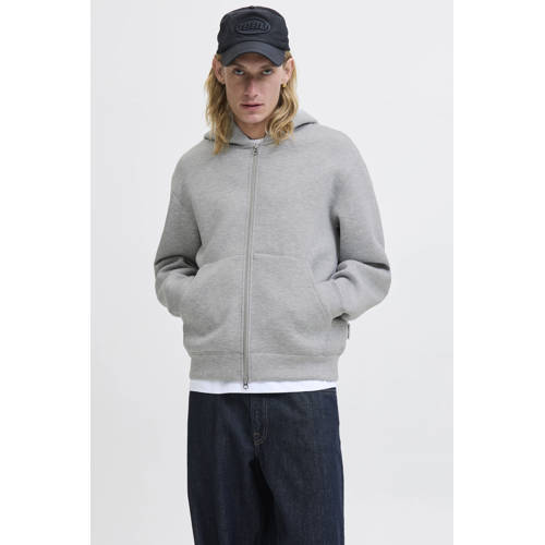 JACK & JONES CORE sweatvest grijs afbeelding