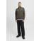JACK & JONES PREMIUM sweatvest met textuur bruin