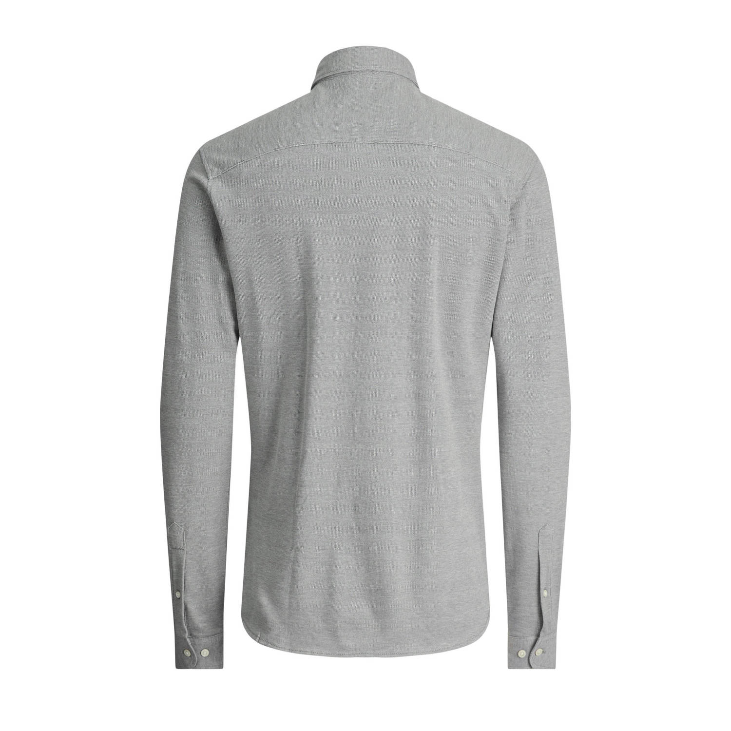 JACK & JONES PREMIUM casual overhemd grijs