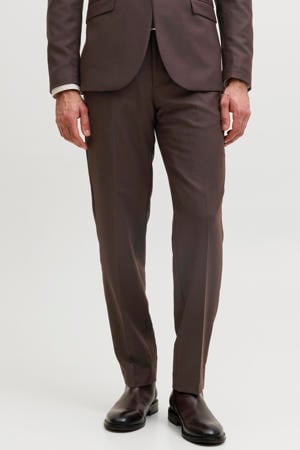 super slim pantalon donkerbruin