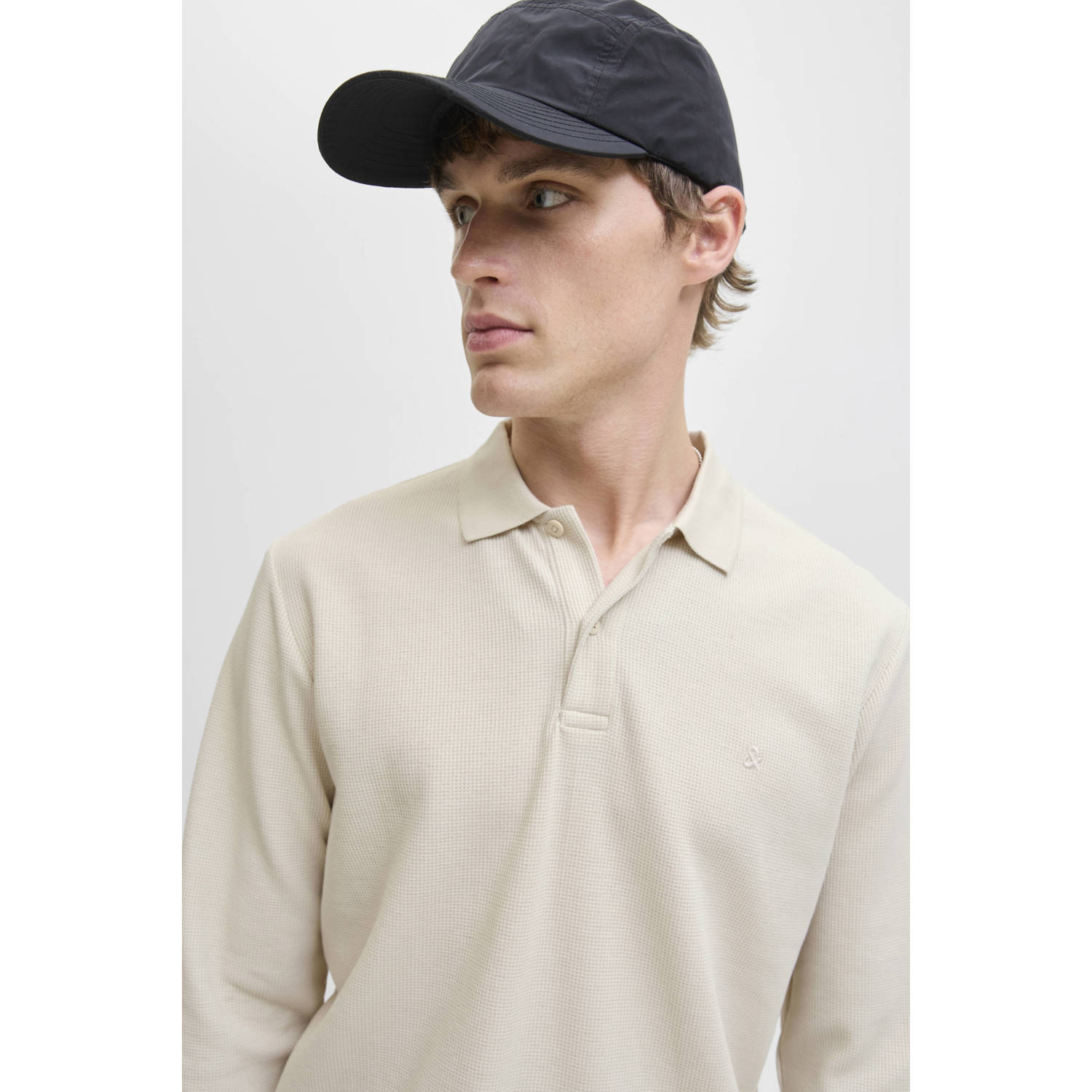 Jack & jones Regular fit poloshirt met labelstitching model 'AUSTIN'