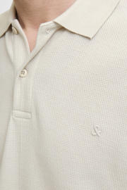 thumbnail: JACK & JONES ESSENTIALS regular polo met textuur beige