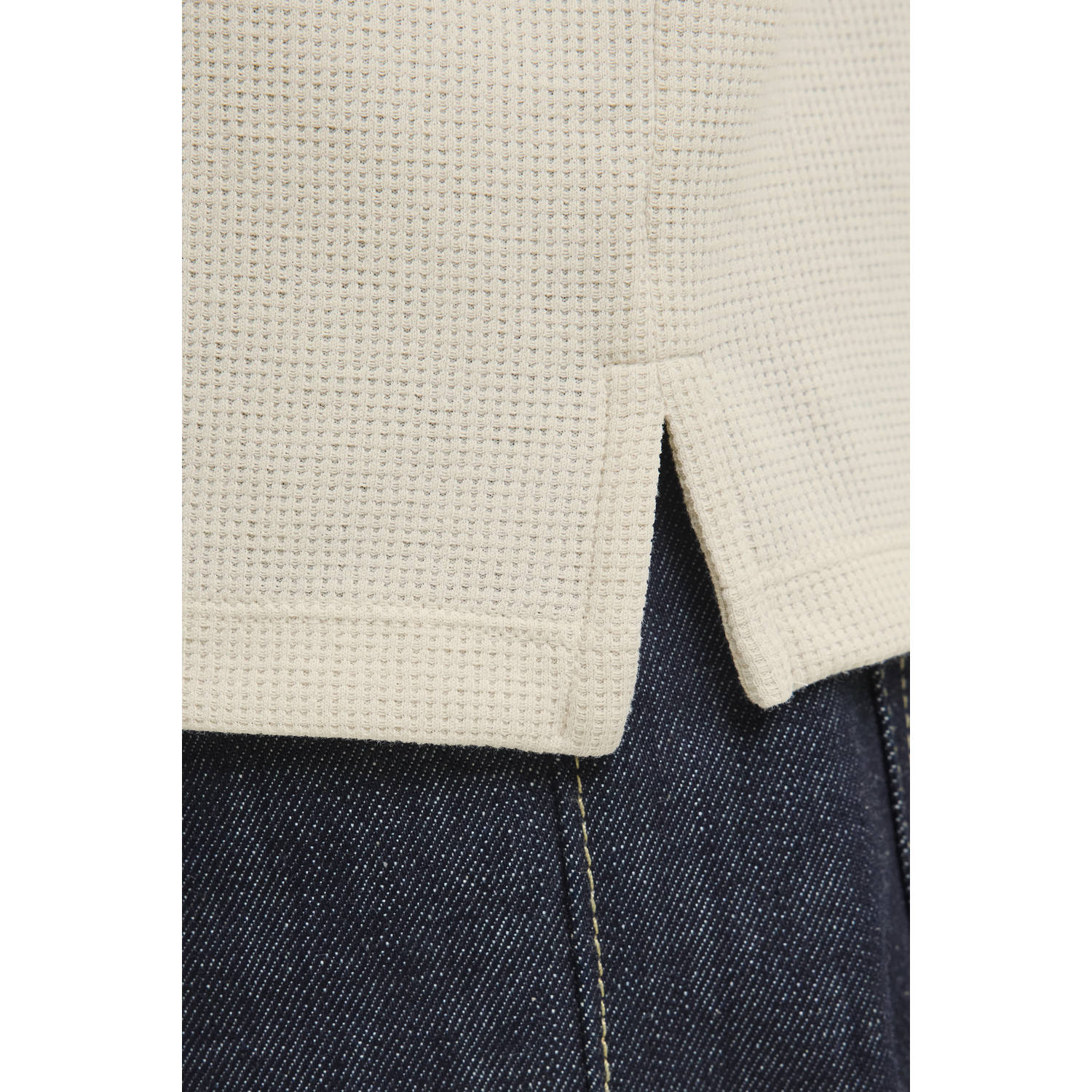 JACK & JONES ESSENTIALS trui gebreid beige