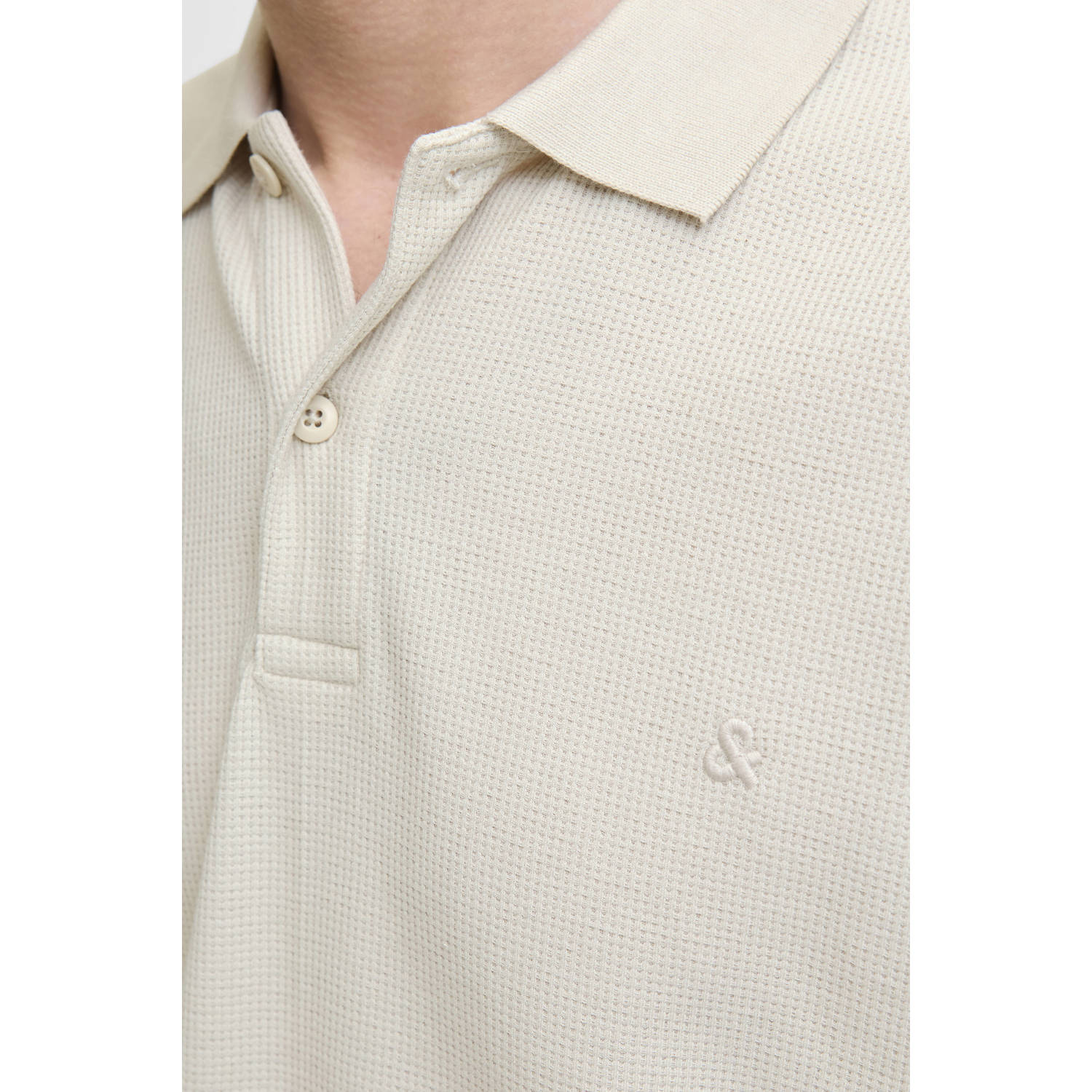 JACK & JONES ESSENTIALS trui gebreid beige