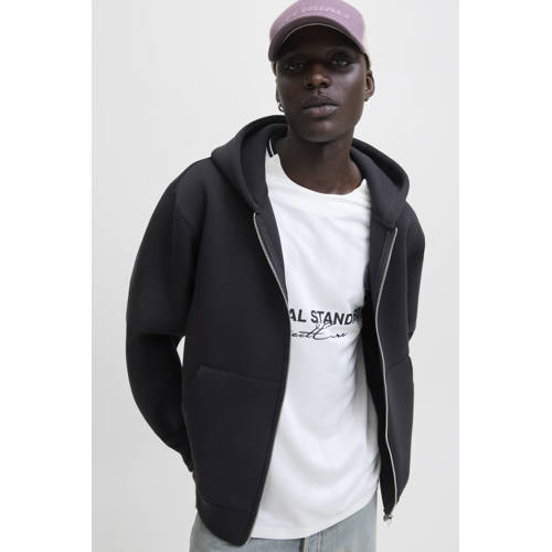 JACK & JONES CORE sweatvest zwart afbeelding