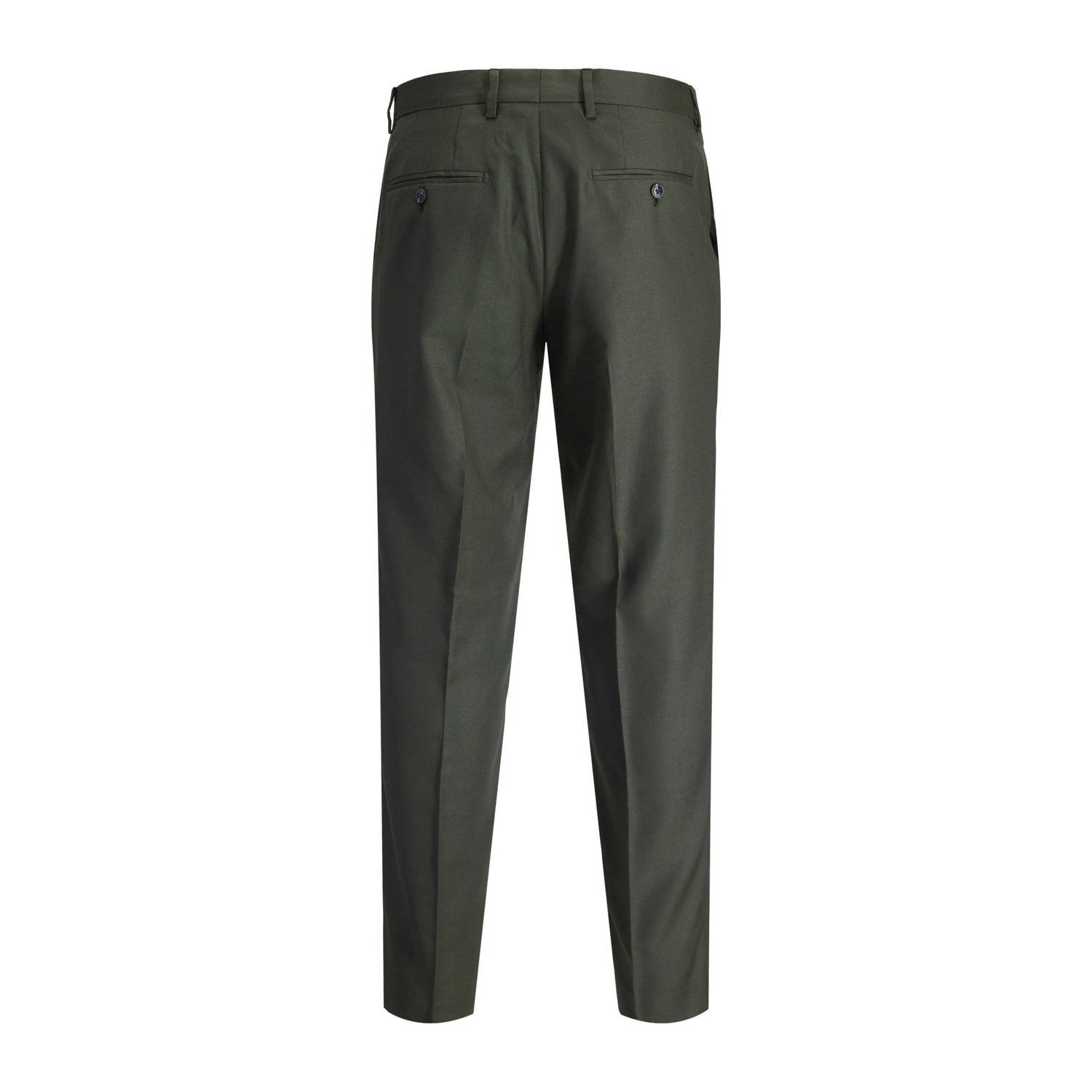 JACK & JONES PREMIUM wollen super slim pantalon donkergroen
