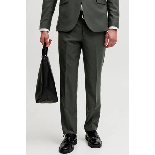 JACK & JONES PREMIUM super slim pantalon donkergroen afbeelding