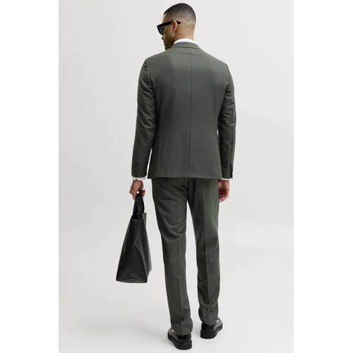 JACK & JONES PREMIUM super slim pantalon donkergroen afbeelding
