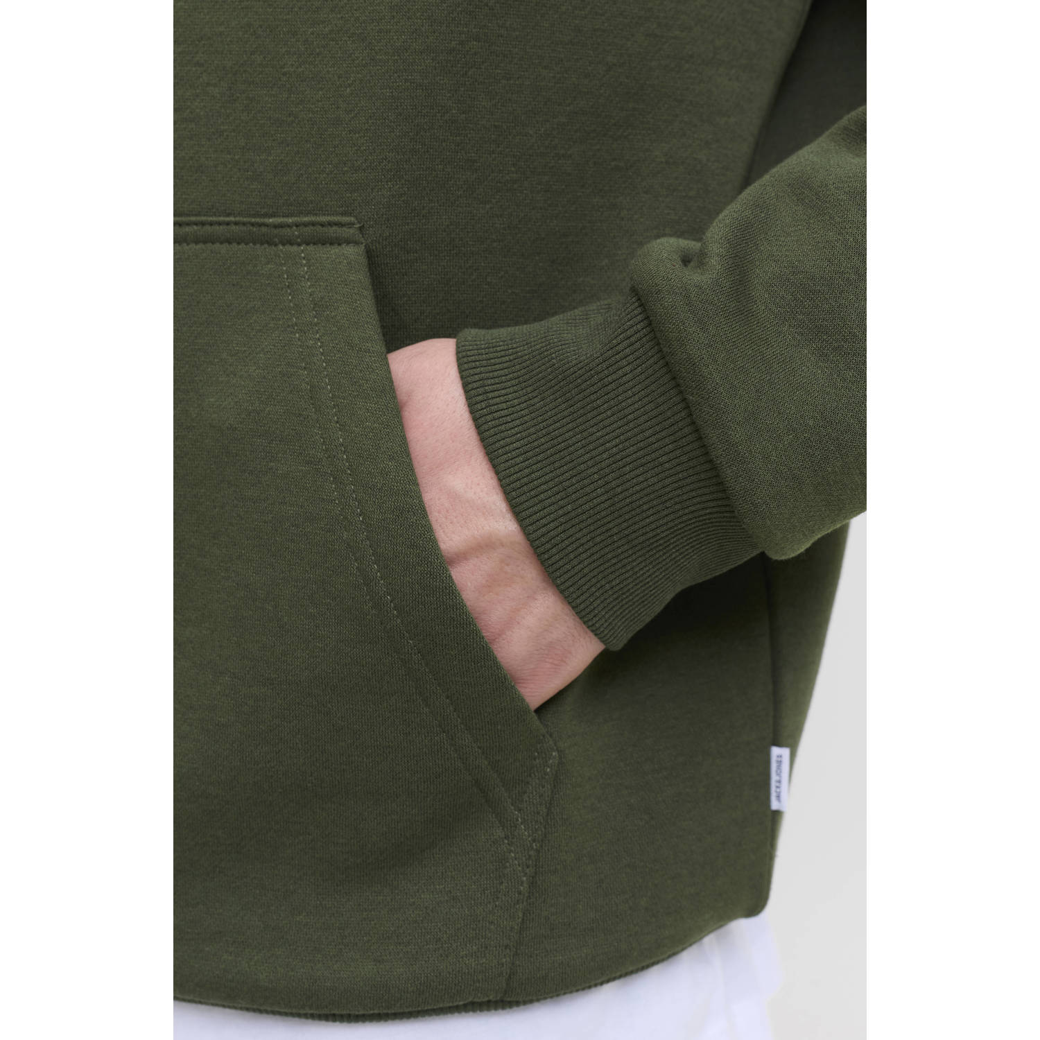 JACK & JONES ESSENTIALS hoodie donkergroen