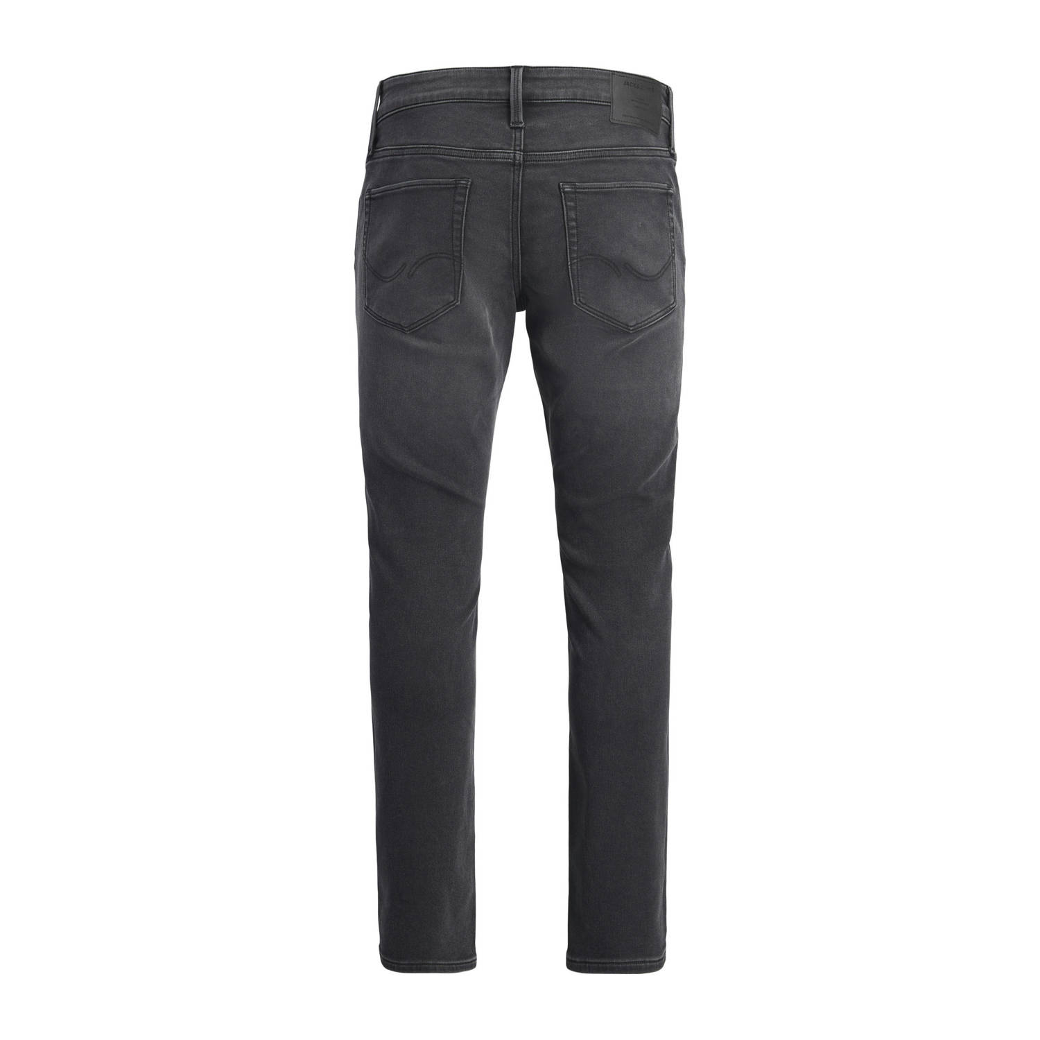 JACK & JONES JEANS INTELLIGENCE JJIMIKE FOX tapered jeans black denim