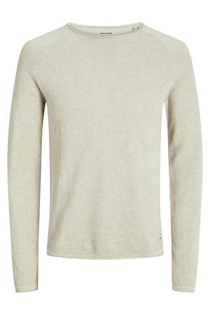 trui fijn gebreid beige