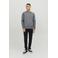 JACK & JONES ESSENTIALS pullover fijn gebreid blauw
