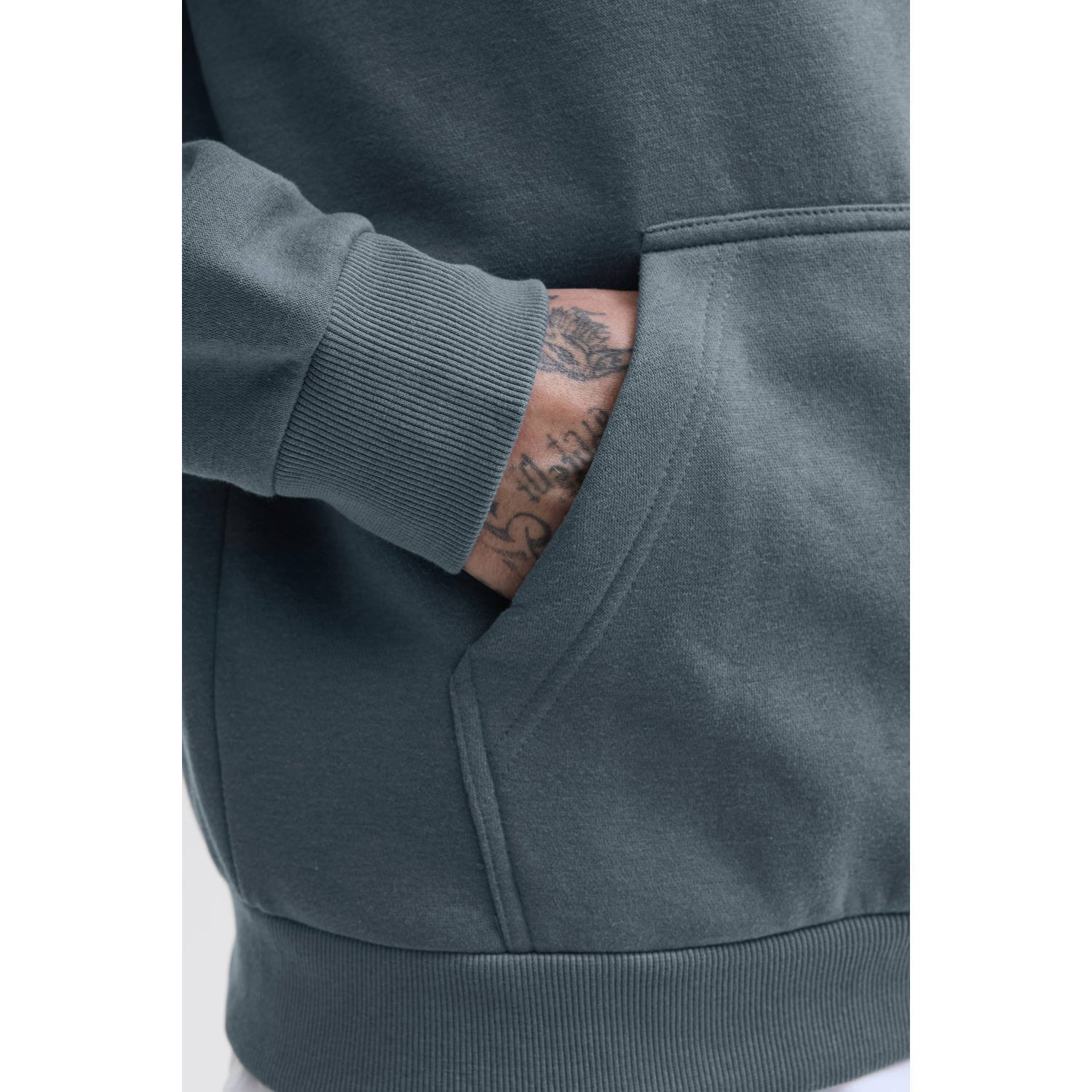JACK & JONES ESSENTIALS hoodie grijsblauw