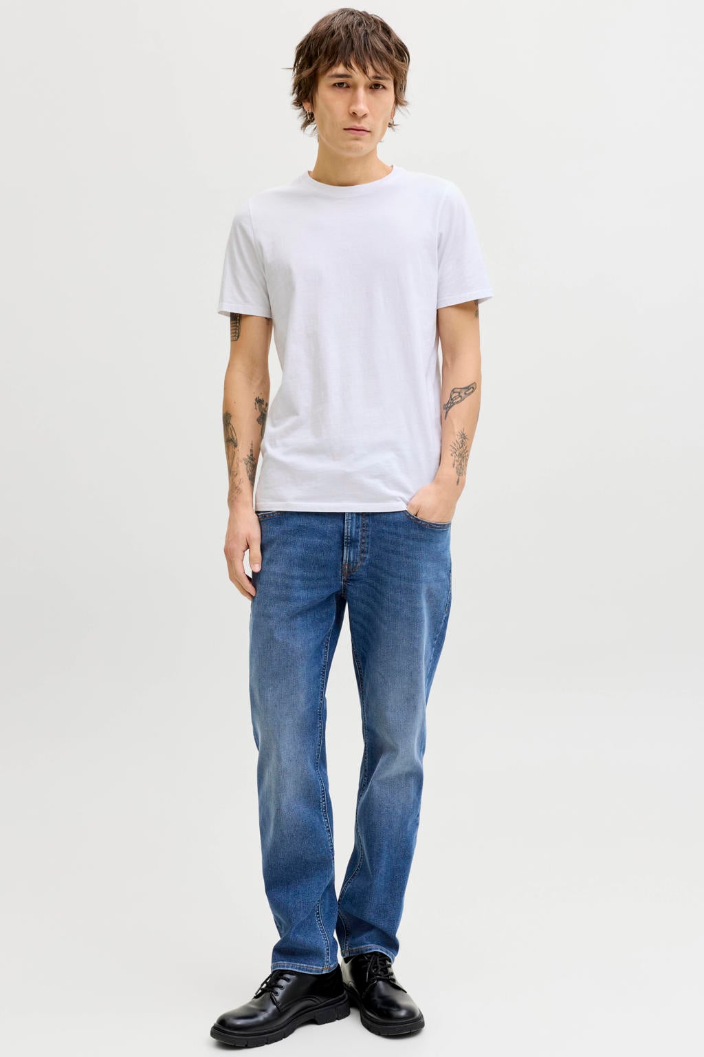 JACK & JONES JEANS INTELLIGENCE regular fit jeans - 223 blue denim