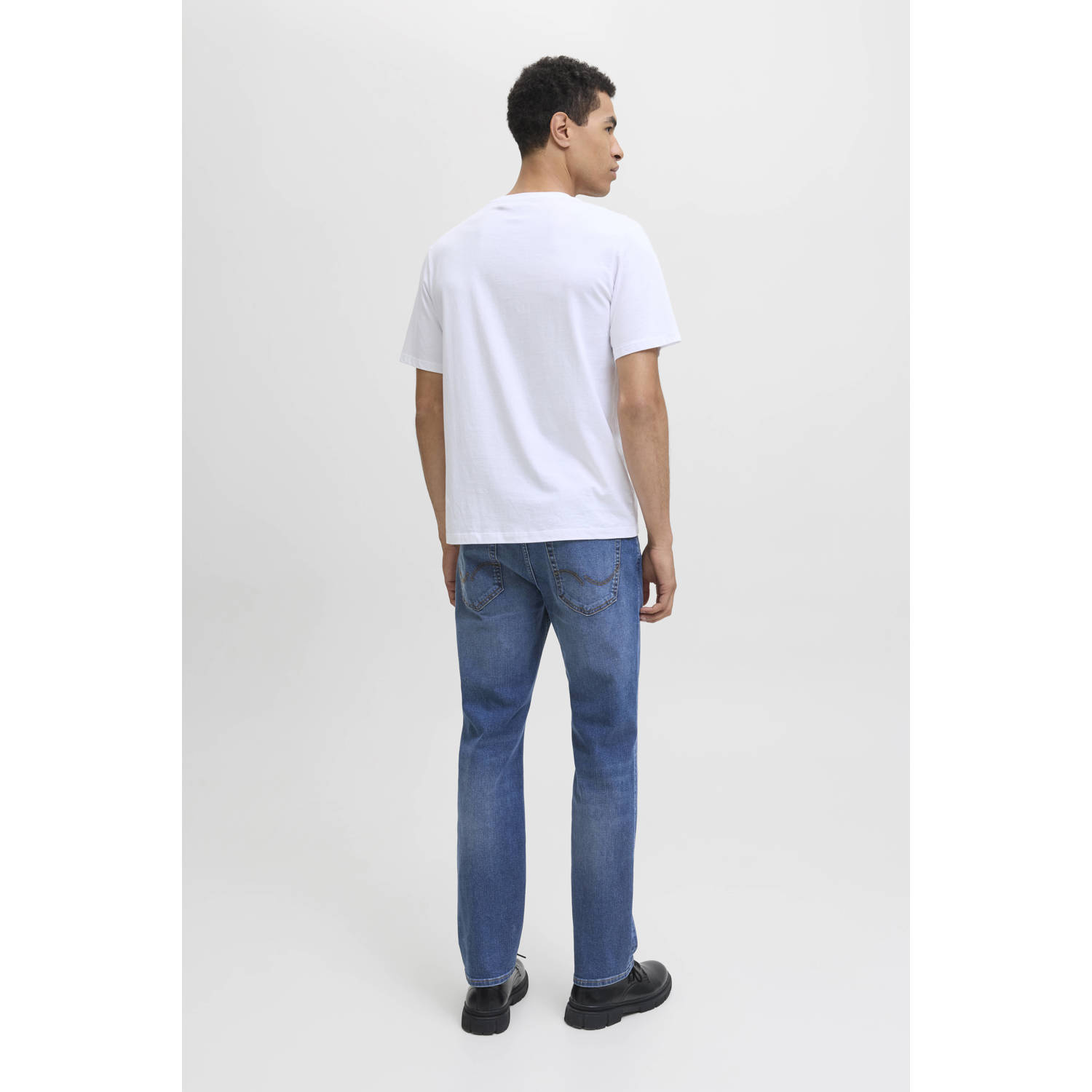 JACK & JONES JEANS INTELLIGENCE JJICLARK JJORIGINAL regular fit jeans blue denim