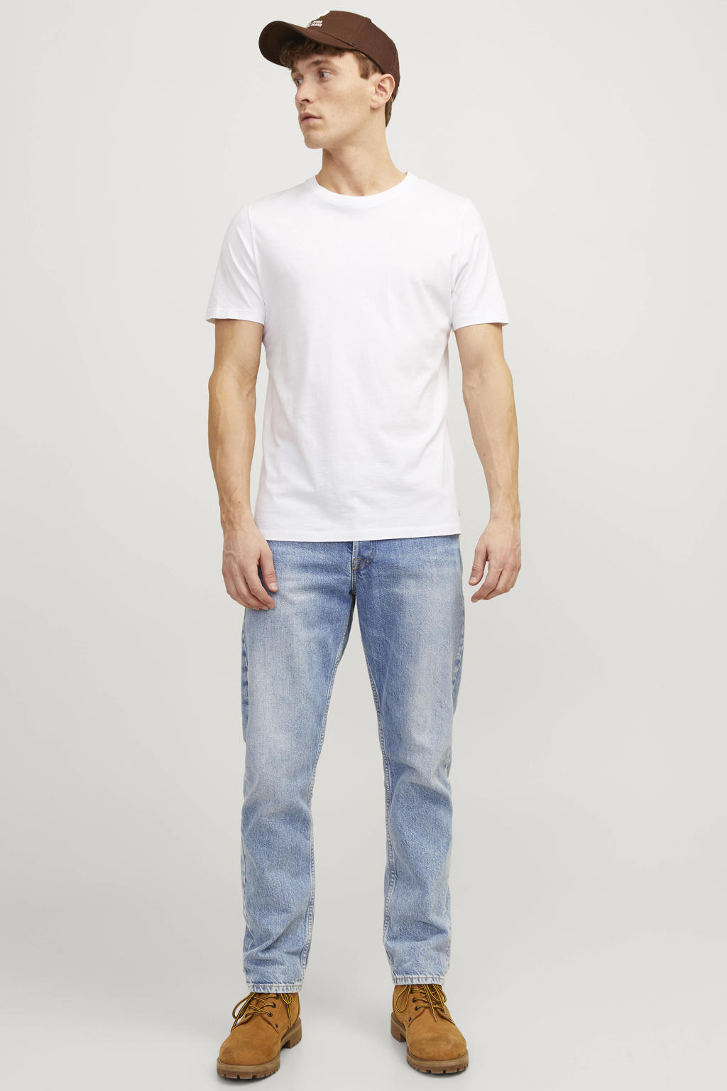 JACK & JONES JEANS INTELLIGENCE JJICHRIS JJORIGINAL relaxed fit jeans blue denim