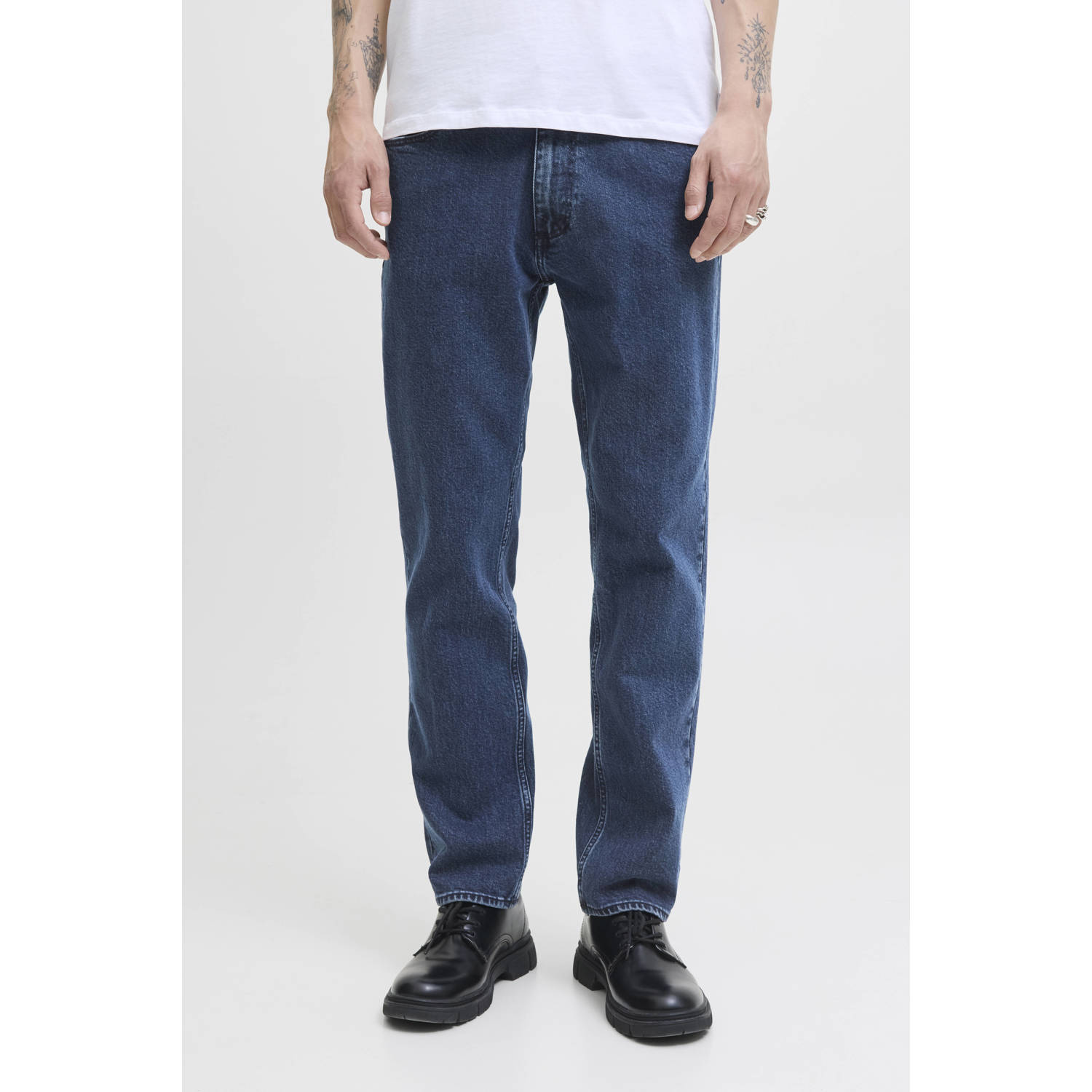 JACK & JONES JEANS INTELLIGENCE JJICLARK JJEVAN regular fit jeans blue denim