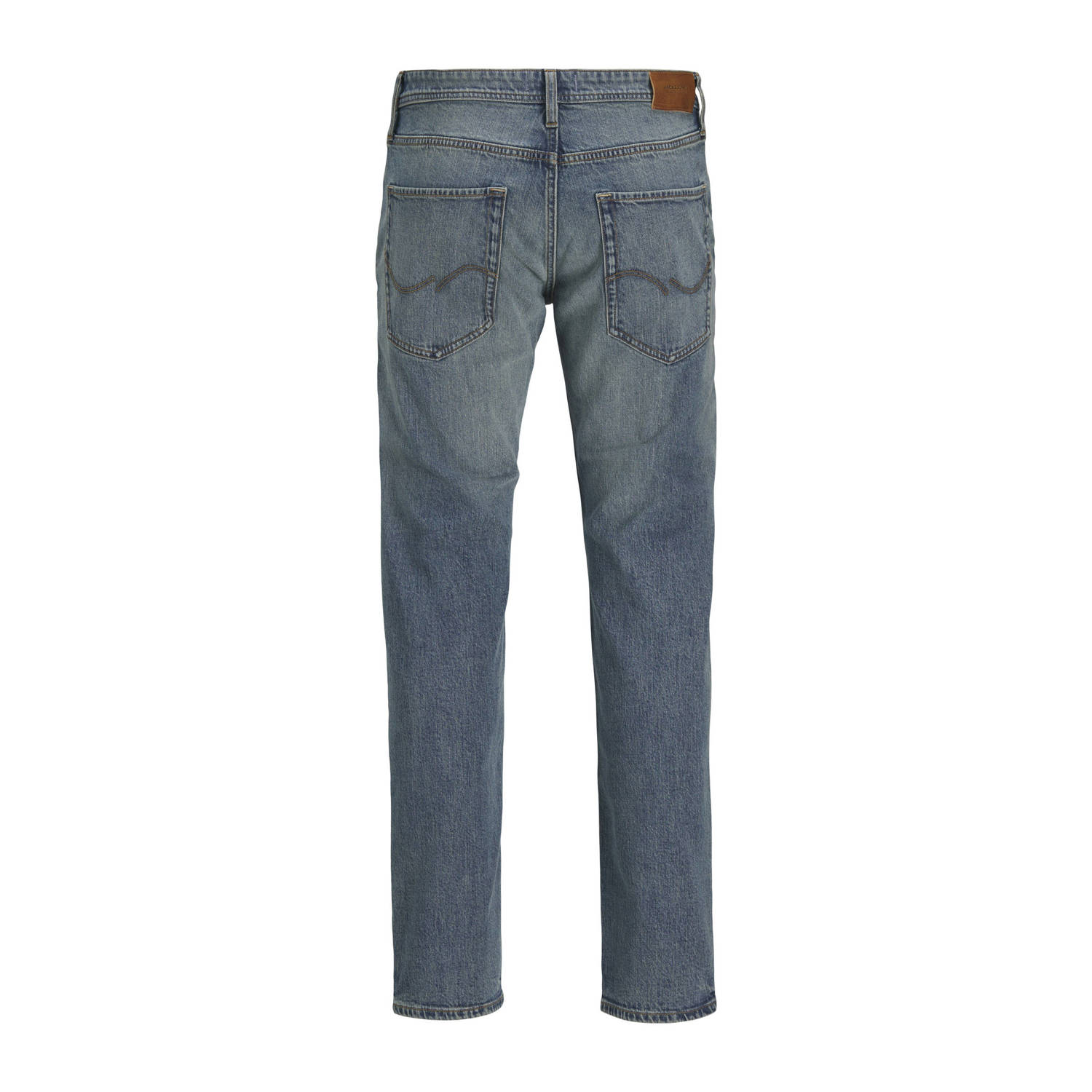 JACK & JONES JEANS INTELLIGENCE JJIMIKE JJORIGINAL tapered jeans blue denim