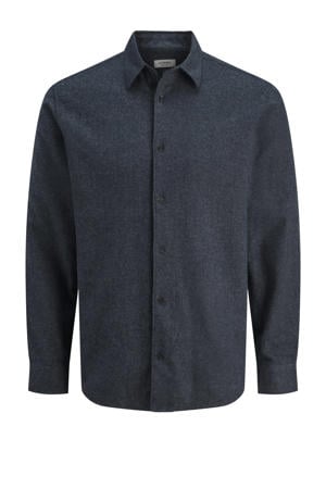 casual overhemd donkerblauw