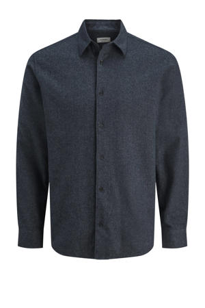 casual overhemd donkerblauw