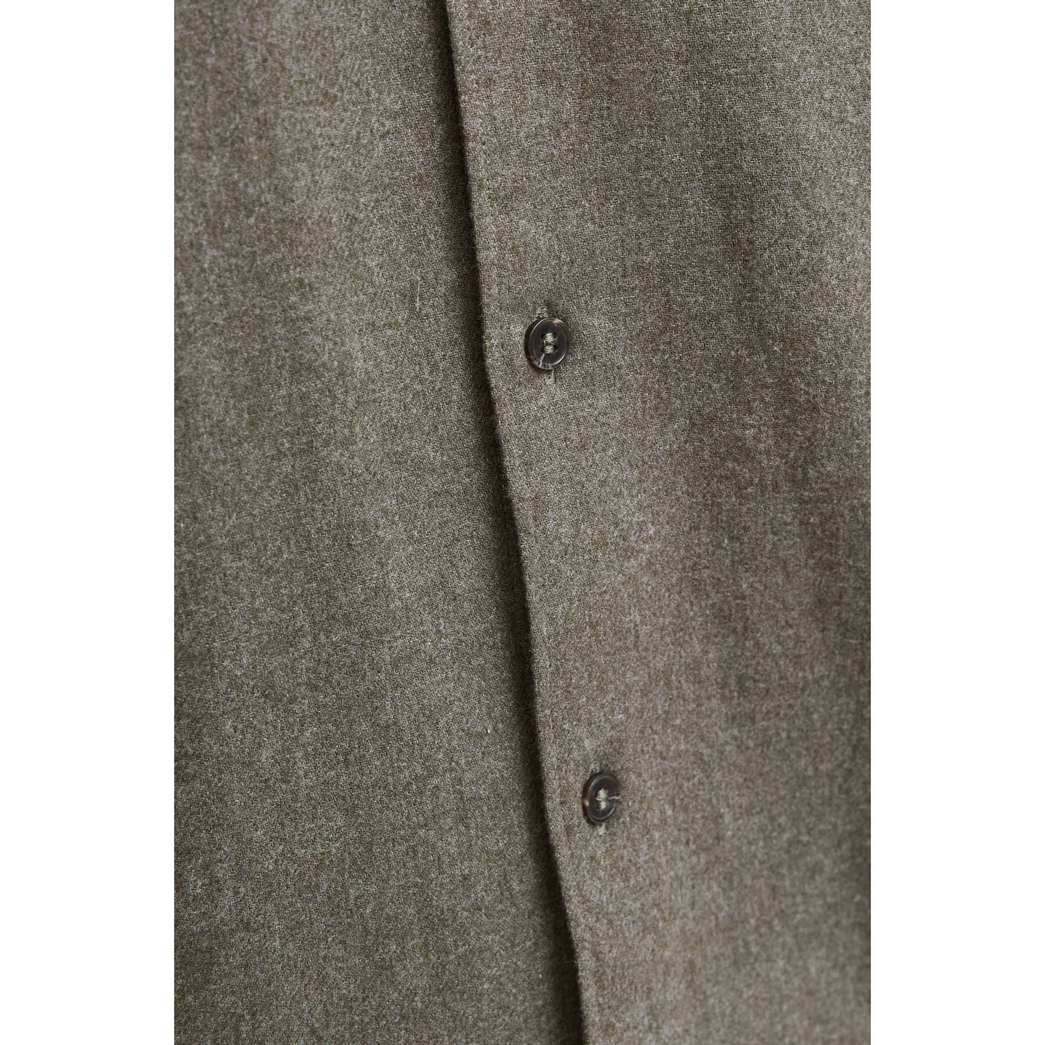 JJ REBEL casual overhemd donkergroen