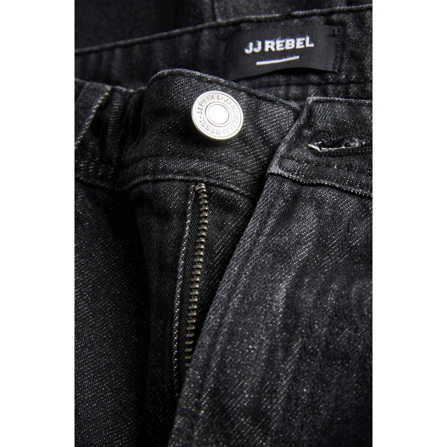 JJ REBEL JREBNOAH JJCRAFT regular fit jeans black denim