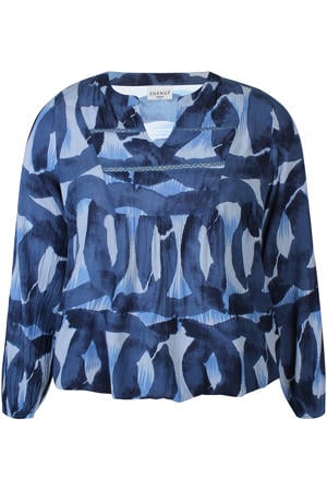 blousetop blauw
