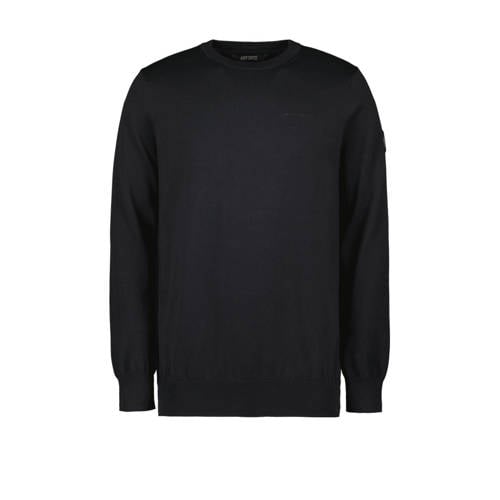 Airforce pullover fijn gebreid zwart afbeelding