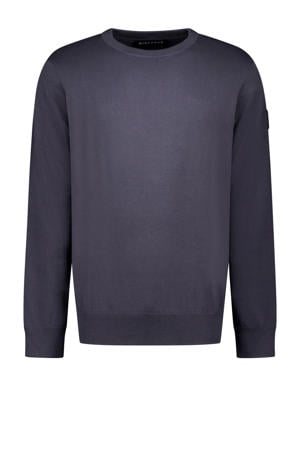 pullover fijn gebreid blauw