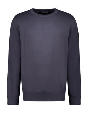 pullover fijn gebreid blauw