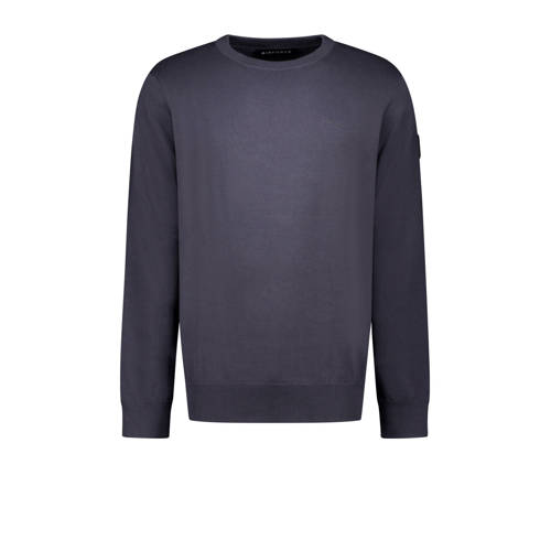 Airforce pullover fijn gebreid blauw afbeelding