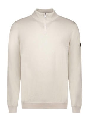 pullover fijn gebreid beige