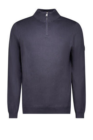 pullover fijn gebreid blauw