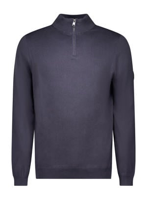 pullover fijn gebreid blauw