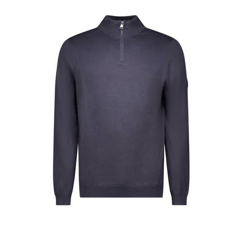 Airforce pullover fijn gebreid blauw afbeelding