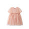 LIL' ATELIER MINI korte jurk met tule lichtroze