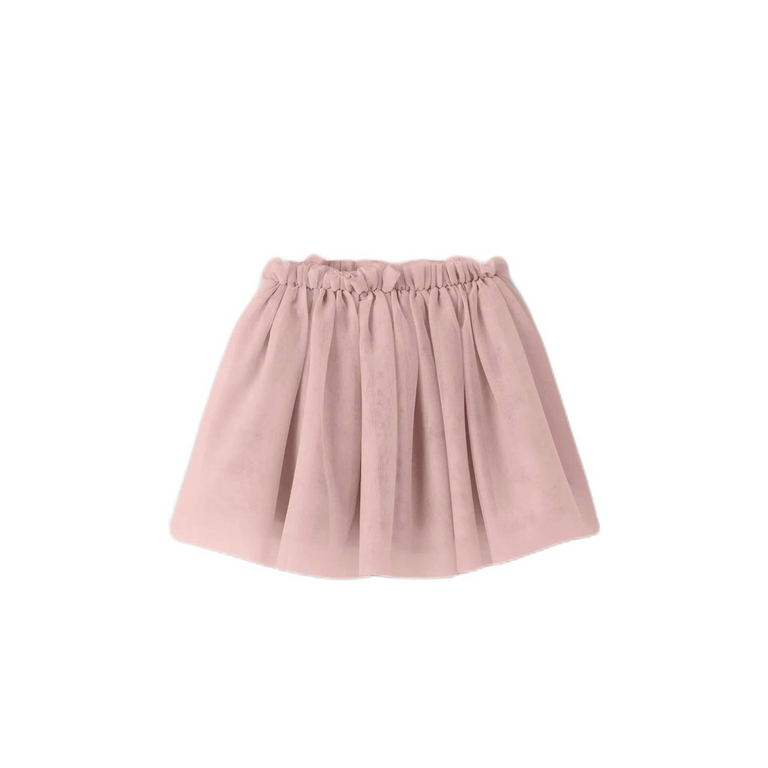 LIL' ATELIER MINI korte rok met tule lichtroze