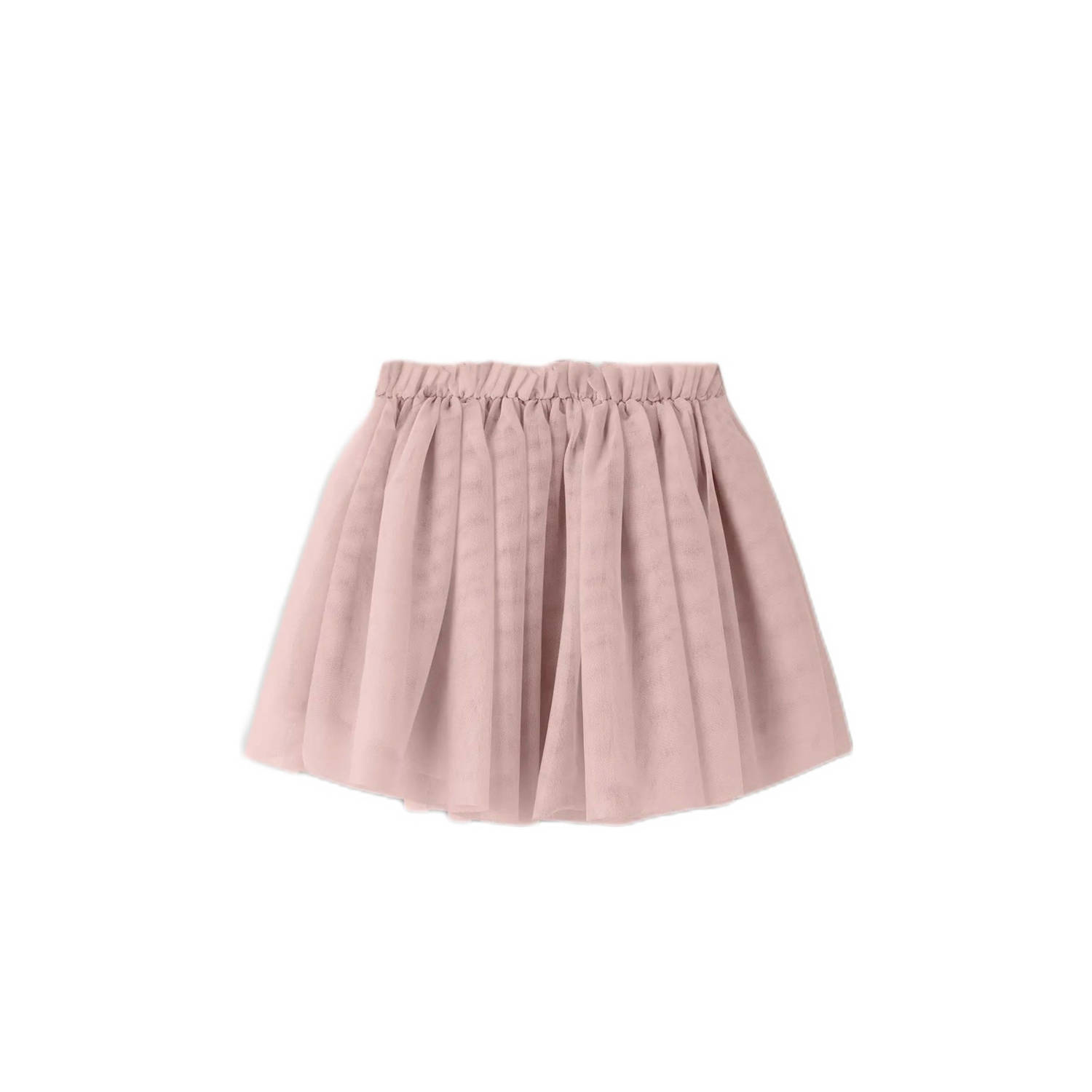LIL' ATELIER MINI korte rok met tule lichtroze