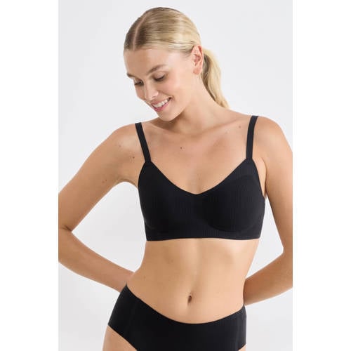 sloggi ZERO Feel voorgevormde bh top zwart afbeelding