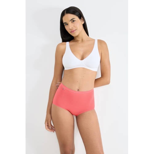 Sloggi maxislip (set van 4) roze/ecru afbeelding