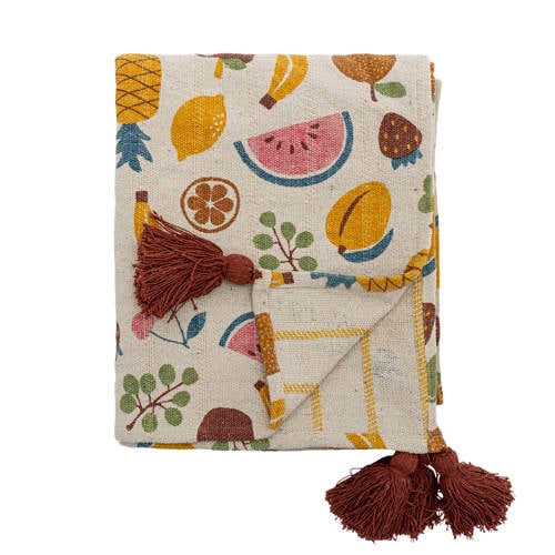 Bloomingville Mini plaid Fruitta (160x130 cm) afbeelding