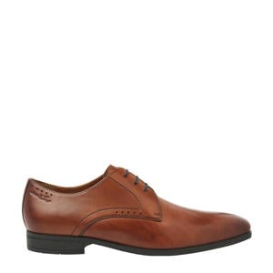Portofino leren veterschoenen cognac