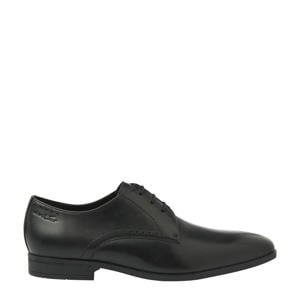 Portofino leren veterschoenen zwart