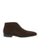 Van Lier Portofino suède veterschoenen bruin