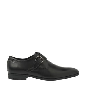 Portofino leren gespschoenen zwart
