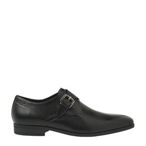 Portofino leren gespschoenen zwart