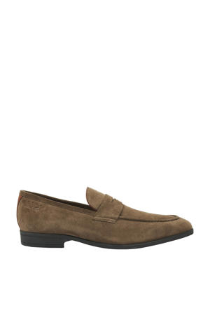 Portofino suède loafers taupe