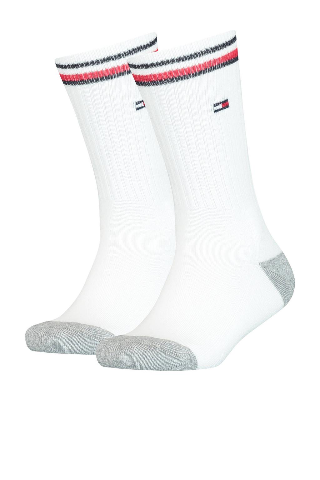 Tommy Hilfiger sokken - wit/grijs/donkerblauw (set van 2)