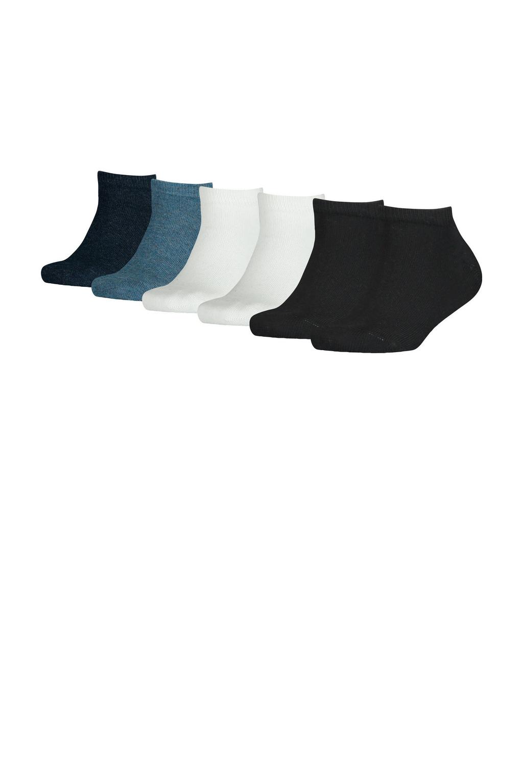 Tommy Hilfiger sokken - zwart/wit/blauw (set van 6)